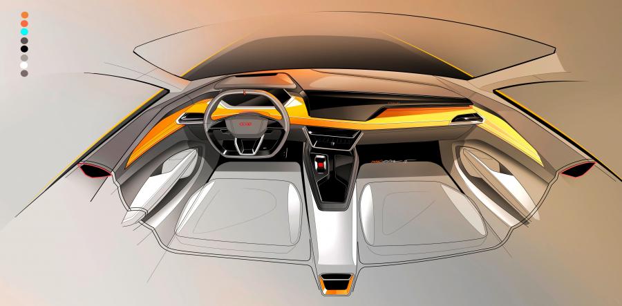 Эскиз Audi e-tron GT Concept 2018 года  (фото 55 из 69)